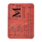 ファミリ懇親会日付の保存テンプレート発表 マグネット (縦)