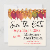 ファミリ懇親会日付の保存紅葉 (正面)