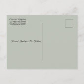 ファミリ懇親会日付の保存紅葉《写真》ぼけ味 ポストカード (裏面)