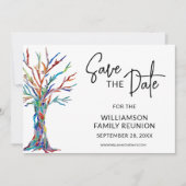 ファミリ懇親会日付の保存 セーブザデート (正面)