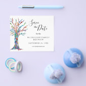 ファミリ懇親会日付の保存 チラシ (シングル)