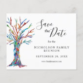 ファミリ懇親会日付の保存 チラシ (正面)