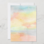 ファミリ懇親会日付カードの保存 招待状 (裏面)