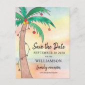 ファミリ懇親会日付ポストカードの保存 案内ポストカード (正面)