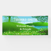 ファミリ懇親会池フラワーシーンバナー 横断幕 (横)