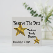 ファミリ懇親会発表金ゴールド星予約日 案内状 (スタンド正面)