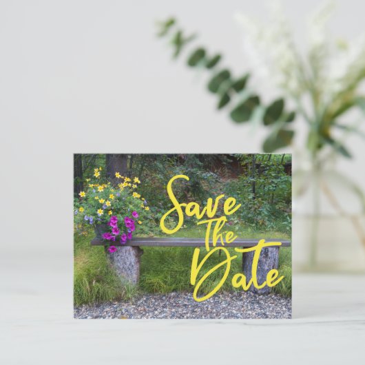 ファミリ懇親会素朴フローラ交換可能写真 案内ポストカード (スタンド正面)