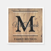 ファミリ懇親会装飾アイディアパーティー供給Na スタンダードカクテルナプキン (正面)