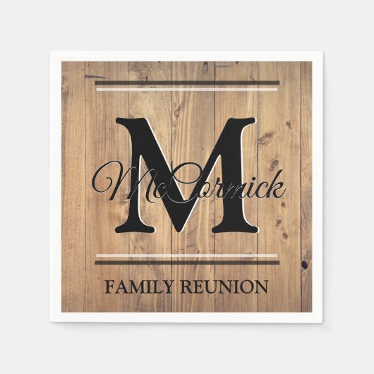 ファミリ懇親会装飾アイディアパーティー供給Na スタンダードカクテルナプキン (正面)