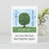 ファミリ懇親会2011招待状（封筒あり） 招待状 (スタンド正面)