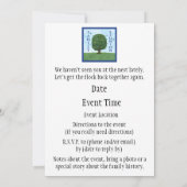 ファミリ懇親会2011招待状（封筒あり） 招待状 (裏面)