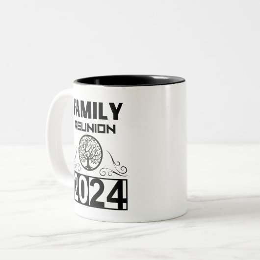 ファミリ懇親会2024会議ファミリの収集 ツートーンマグカップ (正面左)