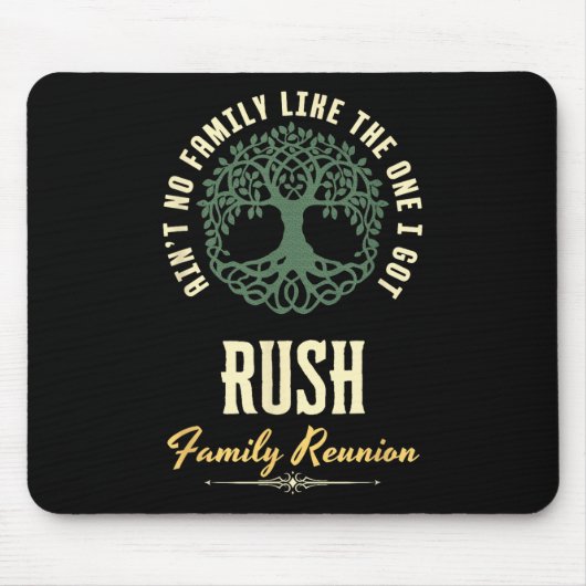 ファミリ懇親会2025マッチングデザイン – ラッシュ マウスパッド (正面)