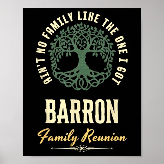 ファミリ懇親会2025マッチングデザイン- Barron ポスター (正面)