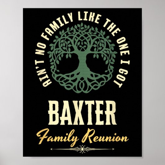 ファミリ懇親会2025マッチングデザイン- Baxter ポスター (正面)