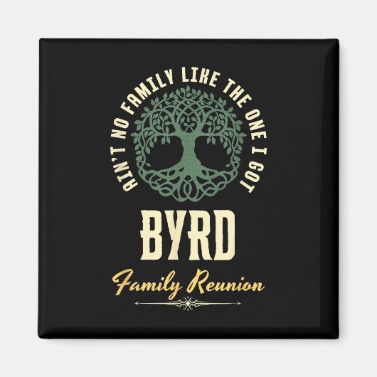 ファミリ懇親会2025マッチングデザイン- Byrd マグネット (正面)