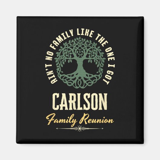 ファミリ懇親会2025マッチングデザイン- Carlson マグネット (正面)