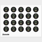 ファミリ懇親会2025マッチングデザイン- Cortez ラウンドシール (シート)