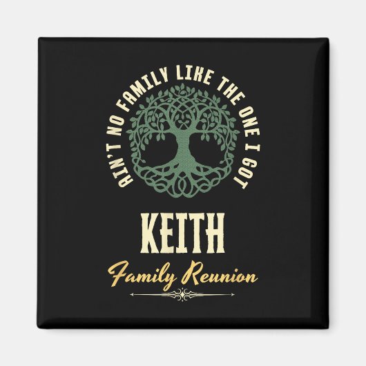 ファミリ懇親会2025マッチングデザイン- Keith マグネット (正面)