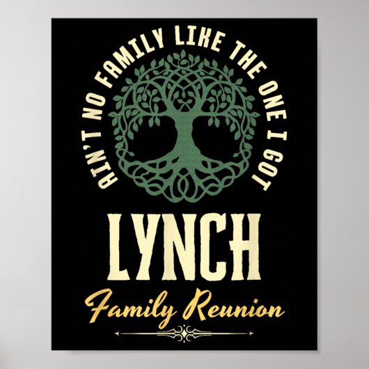 ファミリ懇親会2025マッチングデザイン- Lynch ポスター (正面)