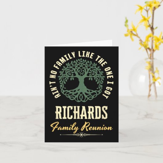 ファミリ懇親会2025マッチングデザイン- Richards カード (黄色い花)