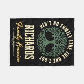 ファミリ懇親会2025マッチングデザイン- Richards フリースブランケット (正面(横))