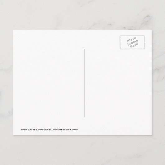 ファミリ懇親会、パーティー、ストライプのイベント保存日付 案内ポストカード (裏面)