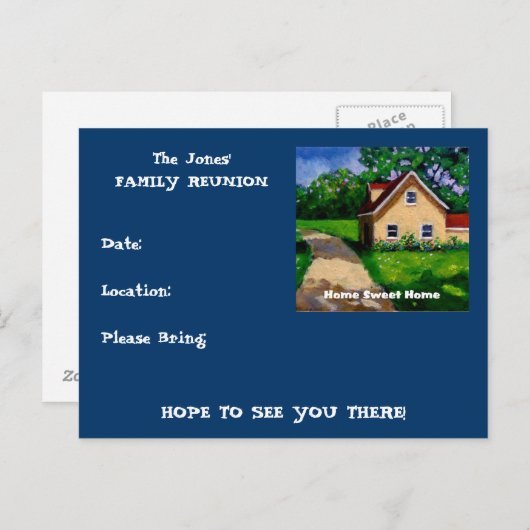 ファミリ懇親会:ファインアート:ポストカード ポストカード (正面/裏面)