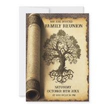 ファミリ懇親会-ヴィンテージファミリツリースクロール