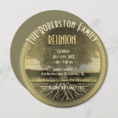 ファミリ懇親会 招待状 (正面/裏面)