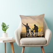 ファミリ文字オーバーレイタイポグラフィ クッション (椅子)