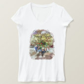 ファミリ最初の春の花PCM1 トライブレンドＴシャツ (デザイン正面)