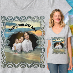 ファミリ海サンセット0735 Tシャツ