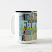 ファミリ混合メディア ツートーンマグカップ (正面左)