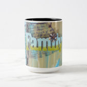 ファミリ混合メディア ツートーンマグカップ (中央)