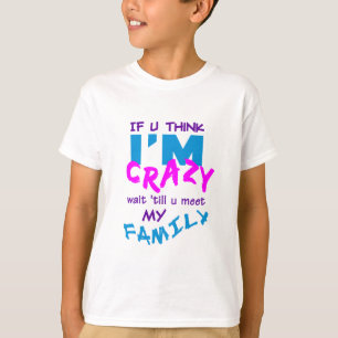 ファミリ熱狂するTシャツ子供へ Tシャツ