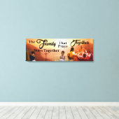 ファミリ祈りの言葉 キャンバスプリント (インサイチュ (ウッドフロア))