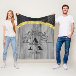 ファミリ素朴名 フリースブランケット