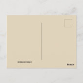 ファミリ素朴懇親会招待状 ポストカード (裏面)