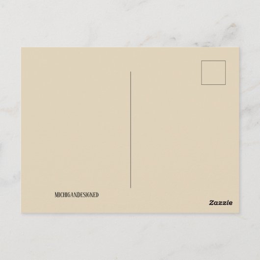 ファミリ素朴懇親会招待状 ポストカード (裏面)