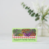 ファミリ農業プロファイルカード 名刺 (スタンド正面)