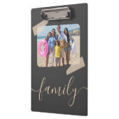 ファミリ5フォトパーソナライズされたクリップボカスタムード クリップボード (左)