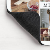 ファミリ6エレガントフォトコラージュをクリーン マウスパッド (コーナー)