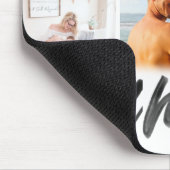 ファミリ6フォトコラージグリッドカスタムスクリプト マウスパッド (コーナー)