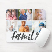 ファミリ6フォトコラージグリッドカスタムスクリプト マウスパッド (マウス)