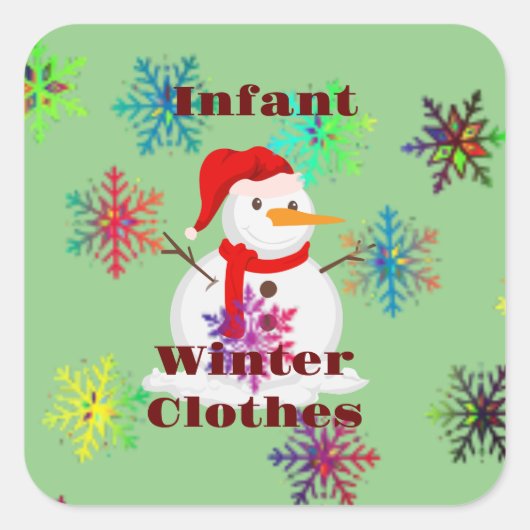 ファミリ/その他の団体や組織・ストレージ・アイディア スクエアシール (正面)