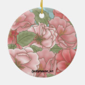 ファミリ：どこ風変わり走深い セラミックオーナメント (裏面)