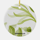 ファミリ:どこ風変わり走深い セラミックオーナメント (裏面)