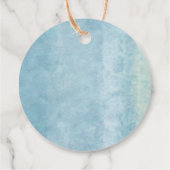 ファミリ/団体や組織名を追加Blue + Santa フェイバータグ (裏面)