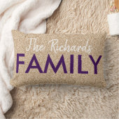 ファミリ – 金ゴールドグリッター ランバークッション (ブランケット)